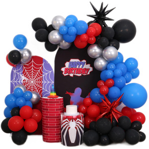 <span class=keywords><strong>Arche</strong></span> de ballons Spider-Man Ensemble de ballons rouges, bleus et noirs d'anniversaire pour garçon - Product Image 4