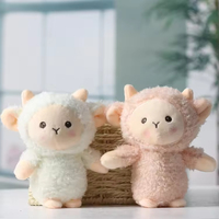 Nouveau porte-clés en peluche de mouton en peluche animal petit porte-clés en peluche de mouton doux
