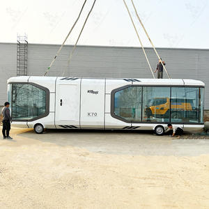 Petite villa panoramique B & B, bureau, site panoramique, vacances, cabine mobile extérieure, chambre ensoleillée, démolition facile - Product Image 2