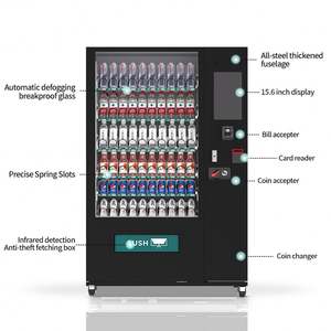 Distributeur automatique en libre service Combo Médecine de premiers soins Tcm Compartiment de pansement adhésif Distributeur automatique Paiement d'espèces de pièces - Product Image 6