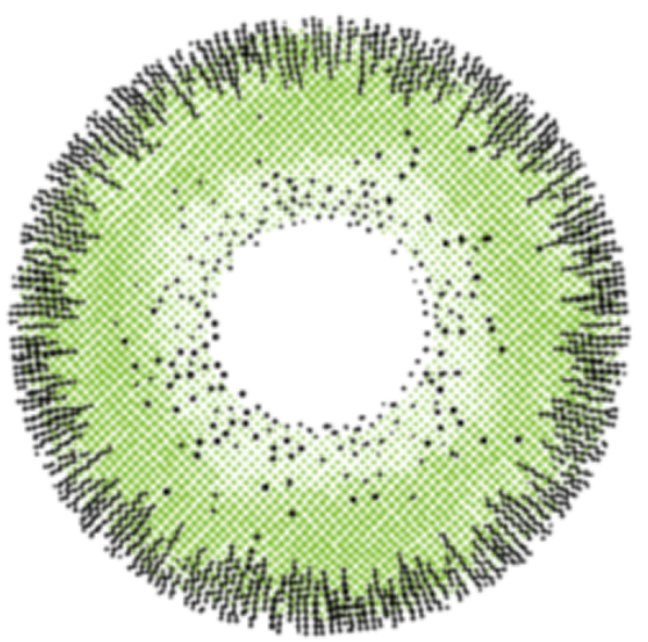 Ежедневные цветные контактные линзы Модные insta Queen Египет Горячая Распродажа Зеленый зеленый Коран материал 10 шт. внутри