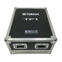 Flight case OEM de haute qualité pour console de mixage numérique Yamaha TF1, protection et rangement avec 2 poignées et 4 pieds en caoutchouc