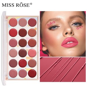 18 Farben Matter Lippenstift mit Glatter Textur, Leicht Aufzutragen und Langanhaltend, Nicht Leicht Verwischbar, Professionelles Make-up - Product Image 4