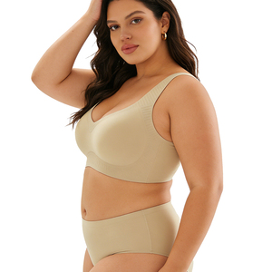Reggiseno Wireless di Alta Qualità Comodo e Modellante Stile Canotta per Donna, Reggiseno <span class=keywords><strong>Senza</strong></span> Cuciture in Gel Morbido con Supporto Plus Size - Product Image 4