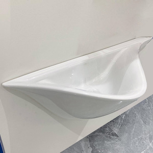Lavabo <span class=keywords><strong>de</strong></span> grande taille fixé à l'évier mural lavabo <span class=keywords><strong>de</strong></span> luxe unique articles sanitaires d'hôtel pour la <span class=keywords><strong>salle</strong></span> <span class=keywords><strong>de</strong></span> <span class=keywords><strong>bain</strong></span> lavabo <span class=keywords><strong>de</strong></span> navire lavabo <span class=keywords><strong>de</strong></span> couleur - Product Image 1