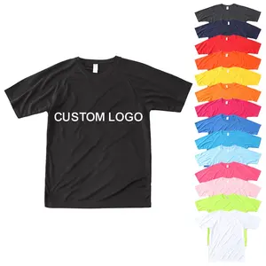 T-shirt personnalisé à séchage rapide T-shirt de course à pied en polyester à séchage rapide pour homme T-shirt unisexe Normal Fit Him - Product Image 1