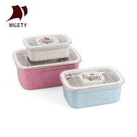 Boîte à lunch en titane légère, portable, pour le camping en plein air, boîte bento, récipient de stockage alimentaire étanche pour la randonnée et les voyages
