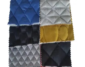 Nhuộm/in 100% polyester siêu âm Quilt vải