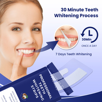 Strisce Sbiancanti per Denti OEM con Olio di Cocco, Materiale Unico Senza Perossido, Sbiancamento Professionale Sicuro per lo Smalto, Etichetta Privata