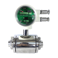 Medidor de Flujo Electromagnético Digital Compacto de Acero Inoxidable MODBUS DN40 (para Líquidos) OEM para Líquidos de Alta Viscosidad en Aguas Residuales