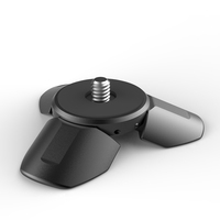 Mini trépied à déploiement automatique pour DJI Pocket 4P/4/3, pour Insta360 Luna, support magnétique en aluminium avec vis 1/4"-20 pour Xtra Muse