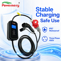 Chargeur EV portable 11 kW 16 A Type 2, utilisation domestique, design étanche IP67, nouveau, sûr