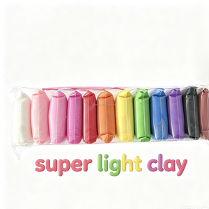 Argile Super Légère 48 Couleurs DIY pour Slime et Pâte à Modeler avec Paillettes Décoratives – Idéal Cadeau - Product Image 4