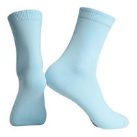 Chaussettes de cyclisme en gros pour femmes, vert crème, respirantes, personnalisables, pour le sport et le vélo, fabricant