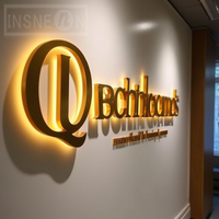 Letrero Luminoso LED 3D para Decoración de Fachada de Tienda, Logotipo Iluminado con Retroiluminación LED, Letras de Canal Acrílicas, Letrero Personalizado para Tienda de Cigarrillos