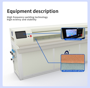 Machine de raccordement et de couture automatique EISENKO à haute efficacité pour rideaux sans couture, contrôlée par PLC, modèle 380V/220V, prix de gros - Product Image 2