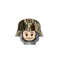 Mini-blocs militaires de la Seconde Guerre mondiale, figurines de soldats, accessoires, casque, briques de construction
