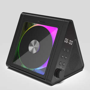 Reproductor de CD Portátil LED RGB Directo de Fábrica con Radio FM y Bluetooth, Ideal para el Hogar, Escritorio, Aprendizaje de Inglés, Regalo para Estudiantes - Product Image 2