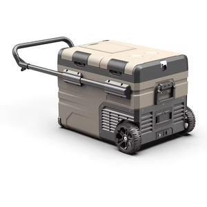 <span class=keywords><strong>Nevera</strong></span> y Congelador Portátil para Auto de 55 Litros y <span class=keywords><strong>12V</strong></span> con Ruedas Eléctricas y Asa para Acampar y Aventuras al Aire Libre - Product Image 3