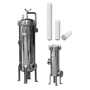 卫生级不锈钢管水过滤器外壳/水滤筒壳体类型