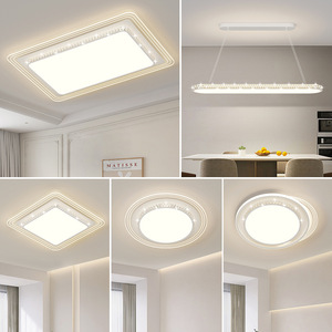 Modern <b>Ceiling</b> <b>Light</b> Led Tri Color <b>Light</b> Changing Living Room Bedroom Minimalist Full Spectrum Eye Protecting - Product Image 4