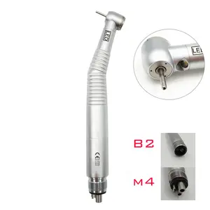 משולש מים תרסיס Led אור 2/4 חורים handpiece שיניים LED ידית עם גנרטור במהירות גבוהה handpiece