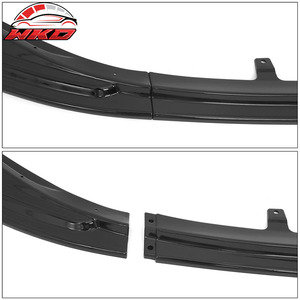 Compatible con Lexus IS F Sport Sedan 4 Puertas 2014-2016, Estilo IKON 3, Labio de Parachoques Delantero en Negro Brillante - Product Image 6