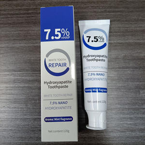 UTOGRU 7.5% hidroxiapatita química anticaries pasta de dientes blanqueadora 120g paquete personalizado para uso doméstico - Product Image 4