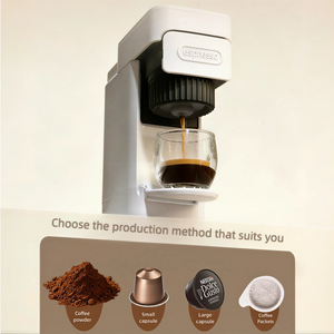 4-in-1 Portable Espresso Coffee Maker USB Rechargeable <b>Battery</b> Powered Capsule & Ground Outdoor Camping Mini Machine 4 in 1 Port - Product Image 4