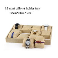 Boîte à bijoux de haute qualité, plateau de présentation pour bracelets, bagues, boucles d'oreilles, boutons, pendentifs, étui de rangement pour bijoux