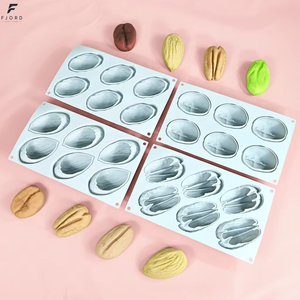 Molde de Silicona para Pastel de Pistacho y Nuez Pecana, Molde para Café, Almendras y Chocolate, Apto para Horno y Lavavajillas, 3D Personalizable - Product Image 1