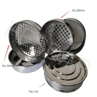 ASTM Stainless Steel Laboratory Test Sieve Vibrating Sieve Soil Screening Device