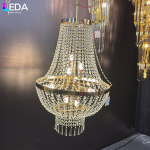LEDA European Wedding Banquet Stage Decoration Light Crystal <b>Bead</b> <b>Curtain</b> Chandelier Activity Decoration Ceiling Light - Product Image 3