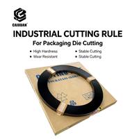 Règle de découpe dorée avec revêtement en titane |   Acier Premium 23,8 mm pour la fabrication de matrices à haut volume et l'emballage post-presse en Chine