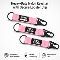 Cordon en nylon, cordon pour téléphone portable, cordon en polyester haute densité, cordon noir avec logo personnalisé, cordon et porte-badges personnalisés