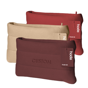 Neceser Acolchado de Neopreno para Cosméticos y Maquillaje con Logotipo del Cliente, Bolsa Organizadora Inflada para Productos de Belleza y Cuidado de la Piel, Estilo Burbuja - Product Image 1