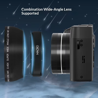 Logo/emballage personnalisés disponibles : Appareil photo numérique rétro 5K pour selfie, appareil photo compact sans miroir HD avec écran 3,0 pouces, beauté