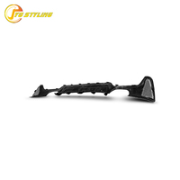 Difusor de Parachoques Trasero de Fibra de Carbono Estilo M Performance para BMW Serie 4 F32 F33 F36 M-Tech con Salida de Escape Doble