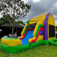 Aire de jeux Softplay, château gonflable pour adultes, château à sauts, toboggan aquatique, grande roue personnalisée