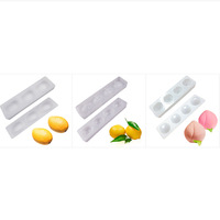 D5006 Fruits Pomme Orange Poire Bougie d'Aromathérapie Gâteau Mousse Gelée Chocolats Résine Décoration Moule Silicone Cuisson Moule 3D