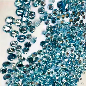 Diamante de Corte Sencillo, Azul Fantasía, Cultivado en Laboratorio por CVD, Redondo Brillante, 1.60-1.70mm, VVS, Suelto, Color O-Z, Blanco, para Decoración de Relojes - Product Image 1