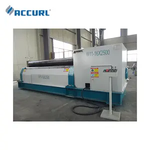 Accurl 3-roller plate steel drum rolling bending machine with good price