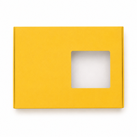 Boîtes cadeaux personnalisées en papier coloré vif avec couvercle transparent, cartons rigides pour kits de présentation de savons faits main