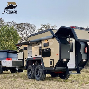 Caravana <span class=keywords><strong>Camper</strong></span> <span class=keywords><strong>Van</strong></span>, Remolque 4x4, Mini Caravana con Espacio para Dormir en el Interior - Product Image 2