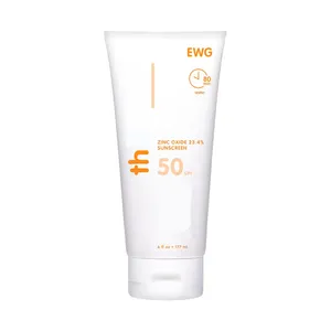 ขายร้อน SPF 50+ ครีมกันแดดแร่สําหรับเด็กครีมกันแดดธรรมชาติที่ปลอดภัยสําหรับทารกครีมกันแดดกันน้ําคิดว่า