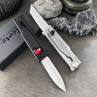 Couteau tactique d'extérieur Reggie, lame en acier D2, manche en aluminium T6, couteau pratique pour la survie, la chasse et le camping