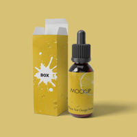 Boîtes cosmétiques écologiques personnalisées avec logo imprimé recto-verso, poignée portable, flacon compte-gouttes en verre de 30 ml pour huiles essentielles, en papier