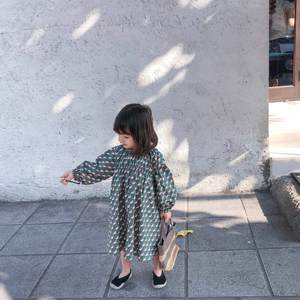 Nuevo Vestido Maxi Floral de Tela Premium con Estampado de Borde Estilo Hanbok Coreano Occidental para Niñas - Compra Directa de Proveedor Chino - Product Image 4