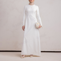 Robe Abaya Femme avec Logo Personnalisé, Tissu Premium, Silhouette Structurée, Échantillonnage Rapide, Étiquette, Fabricant de Vêtements Islamiques