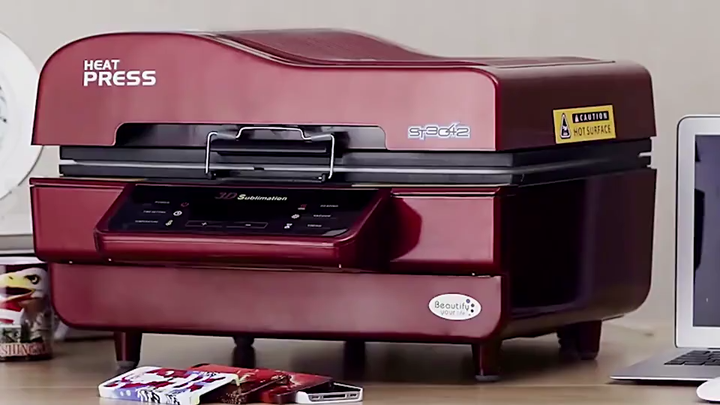 3Dヒートプレス機 Multifunction 3D Heat Press Machine for Sublimation Mugs and Phone